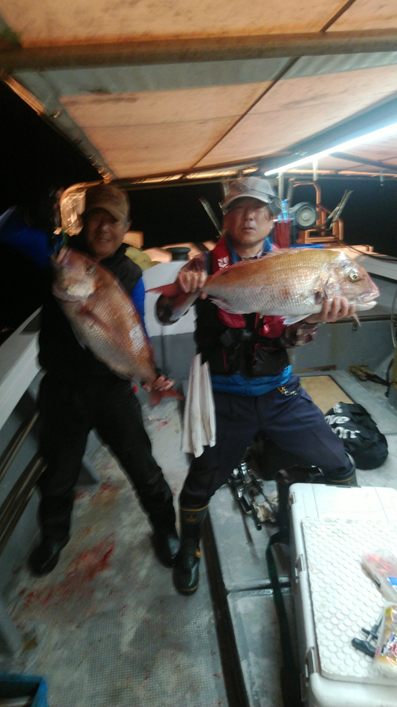 イカのノリがいまいちで、タイラバに変更！