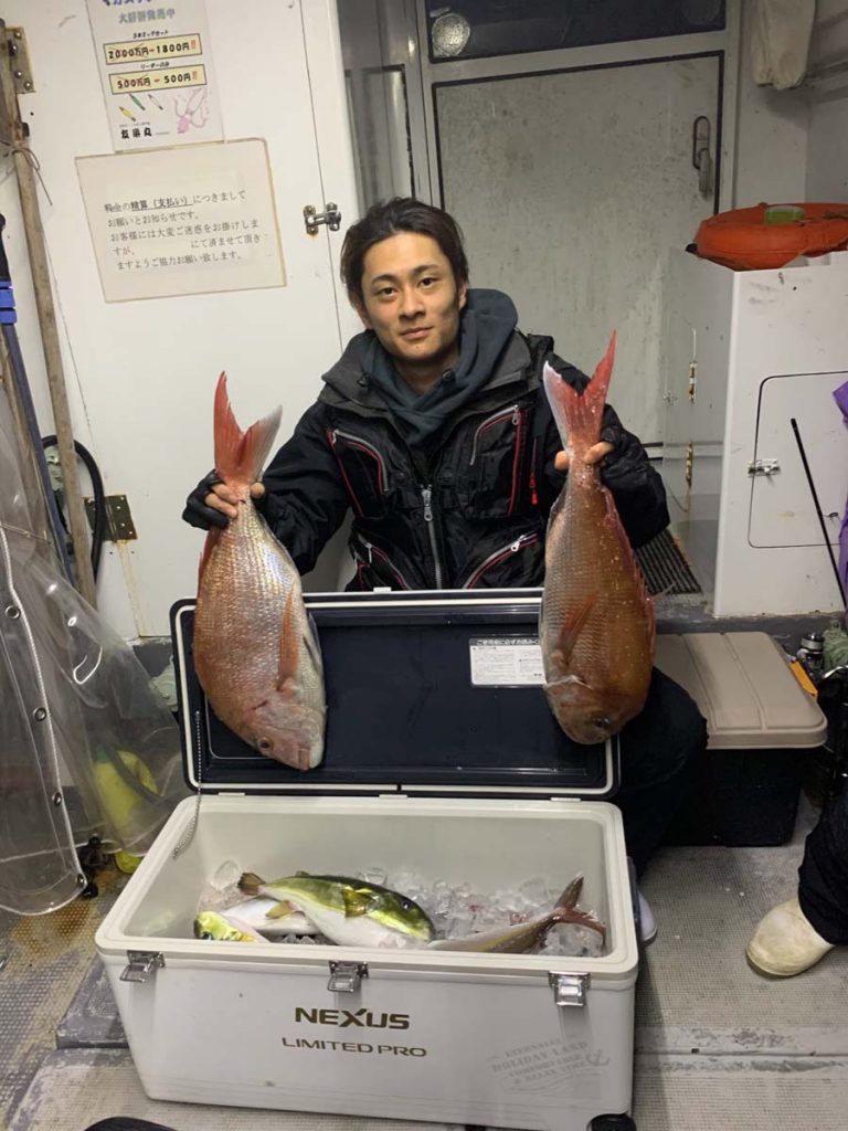 人生初タイラバで見事良型ゲット！