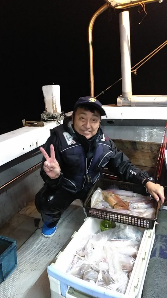 6月18日夜焚きイカ釣り