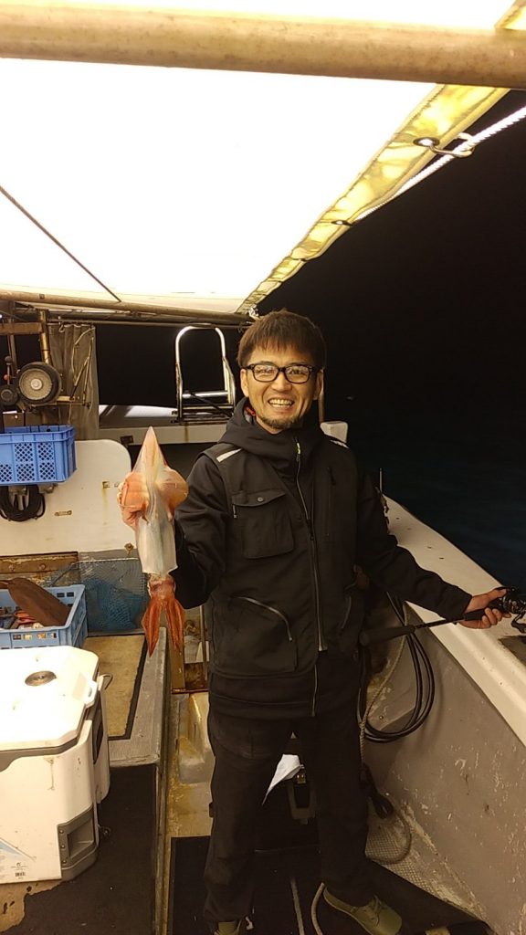 4月9日夜焚きイカ釣り