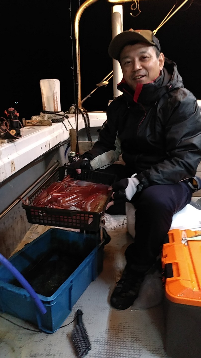 夜焚きイカ釣り
