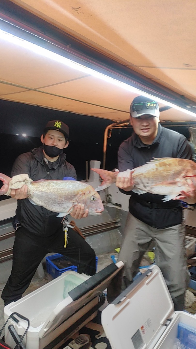 夜焚きイカ・タイラバ釣り