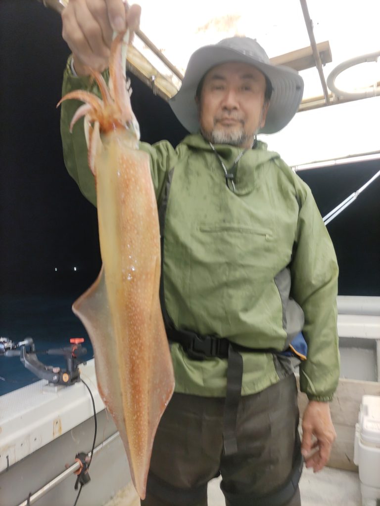 夜焚きイカ・タイラバ釣り