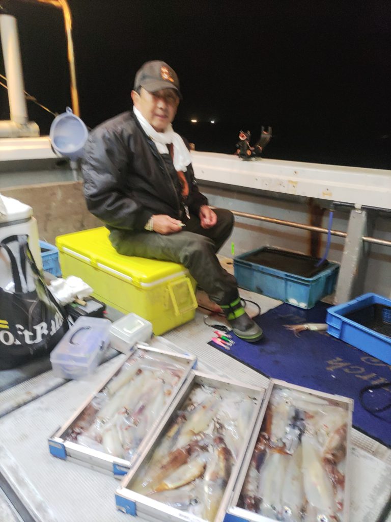 夜焚きイカ・タイラバ釣り