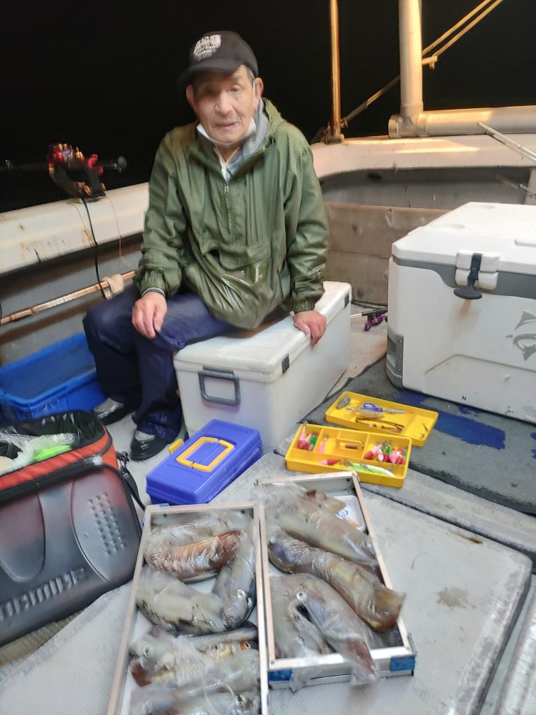 夜焚きイカ・タイラバ釣り
