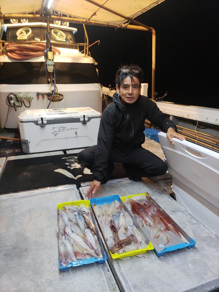 夜焚きイカ・タイラバ釣り