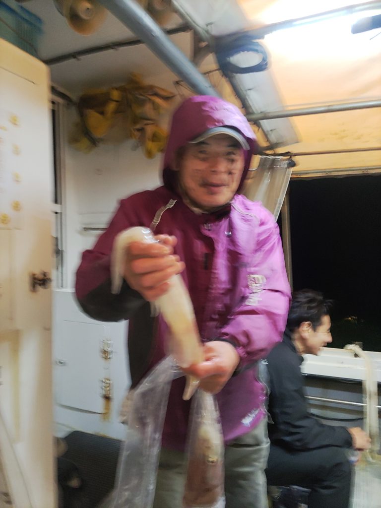 夜焚きイカ・タイラバ釣り